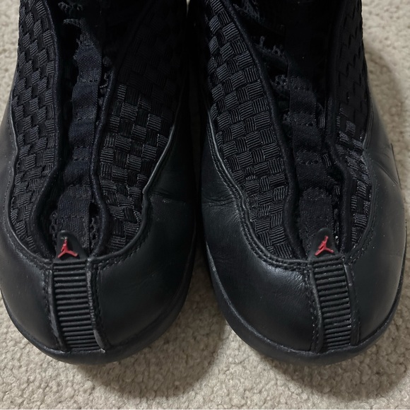 Nike Air Jordan Men’s Size 8 Retro 15 Stealth Black Sneakers Shoes 881429-001 - Picture 5 of 12